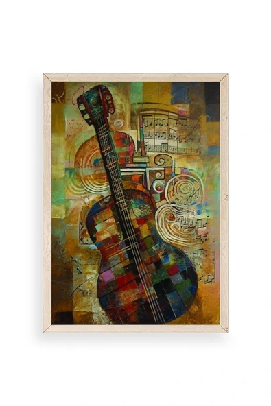 Keman Ahşap Çerçeveli Tablo 30 x 42 ürün görseli 1