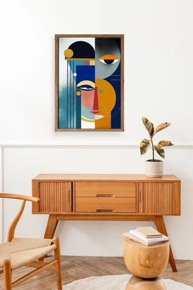 Modern Ahşap Çerçeveli Tablo 23 x 30 - Resim 3