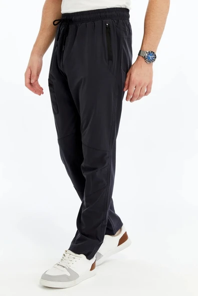 Erkek Eşofman Altı Fermuarlı Cep Paraşüt Kumaş Antrasit - Resim 3