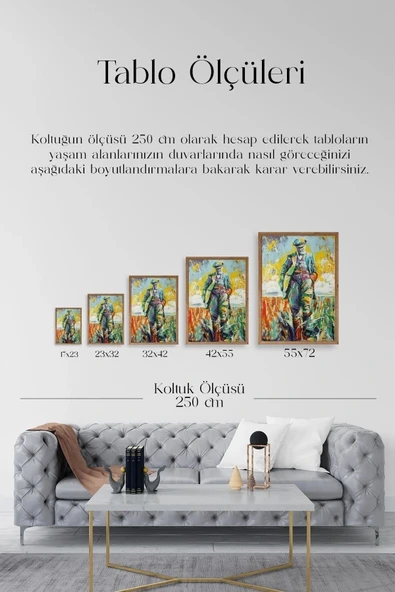 Atatürk Ahşap Çerçeveli Tablo 23 x 30 - Resim 6
