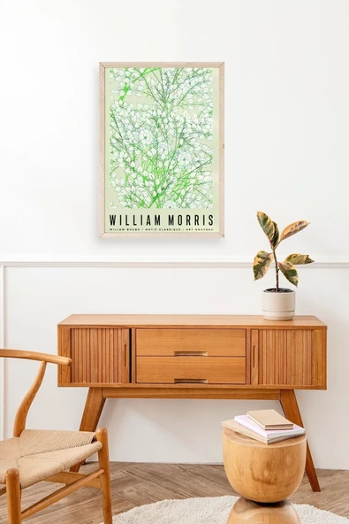 Çiçekler Ahşap Çerçeveli Tablo 50 x 70 - Resim 3