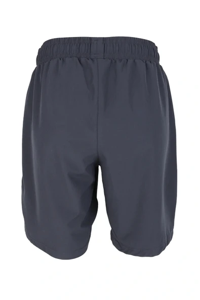 Erkek Deniz Şortu 2 Adet Fermuar Cepli Pamuklu Su Yitici Astarlı Antrasit BS-229 - Resim 4