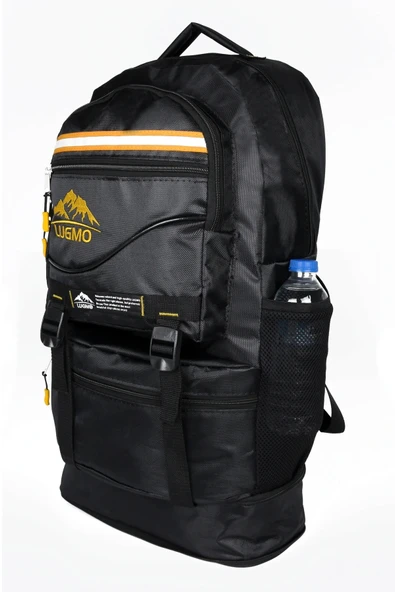 Deprem Çantası Körüklü Reflektörlü 65 Litre Siyah Sarı - Resim 4