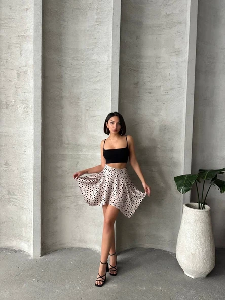 Puantiyeli etek s25900 - Resim 6