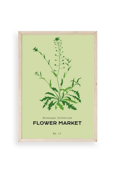 Çiçek Ahşap Çerçeveli Tablo 50 x 70 ürün görseli 1