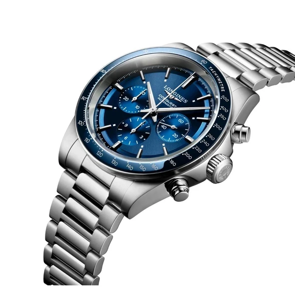 L38354926 Longines Conquest Chronograph Erkek Kol Saati L3.835.4.92.6 - Resim 3