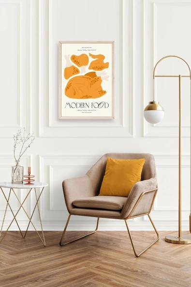 Tavuk Ahşap Çerçeveli Tablo 30 x 42 - Resim 2