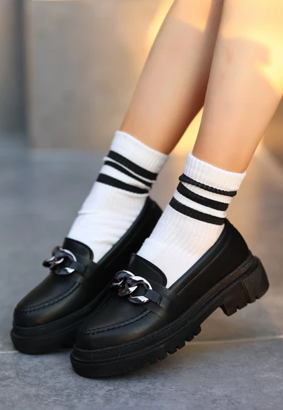 Biga Siyah Cilt Ayakkabı - Resim 2