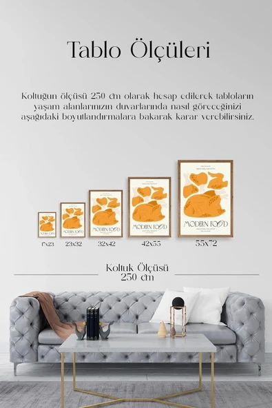 Tavuk Ahşap Çerçeveli Tablo 50 x 70 - Resim 5