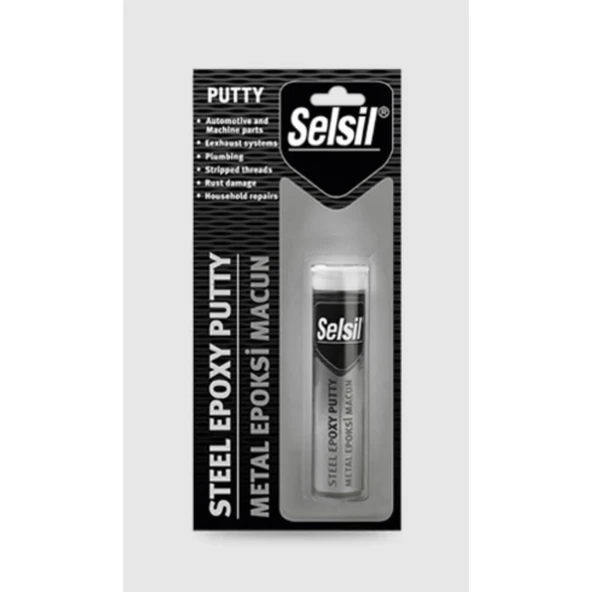 Selsil Metal Putty Epoksi Macun Yapıştırıcı 57 gr - Resim 2