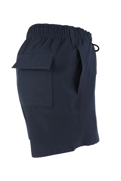 Erkek Deniz Şortu Cepli Pamuklu Polyester Su Yitici Özellik Tahriş Etmeyen Astar Lacivert BS-224 ürün görseli 1