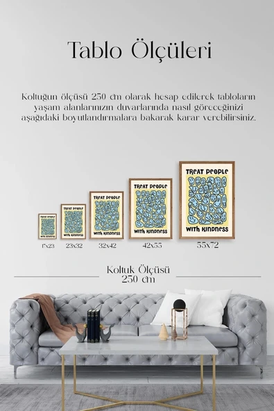 Motto Ahşap Çerçeveli Tablo 23 x 30 - Resim 5