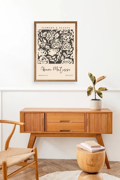 Henri Matisse Ahşap Çerçeveli Tablo 50 x 70 - Resim 3