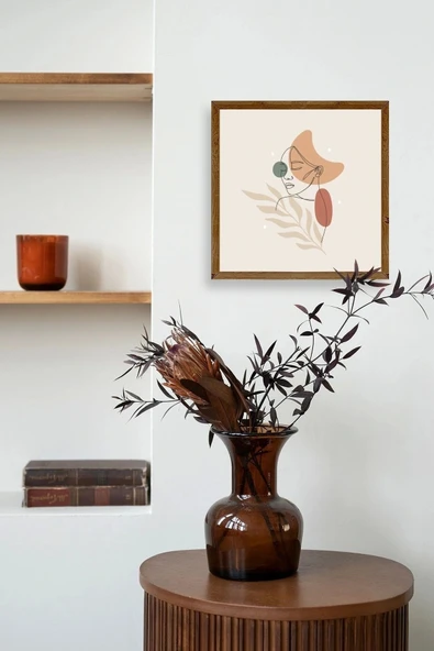 Modern Ahşap Çerçeveli Tablo 42 x 42 - Resim 3