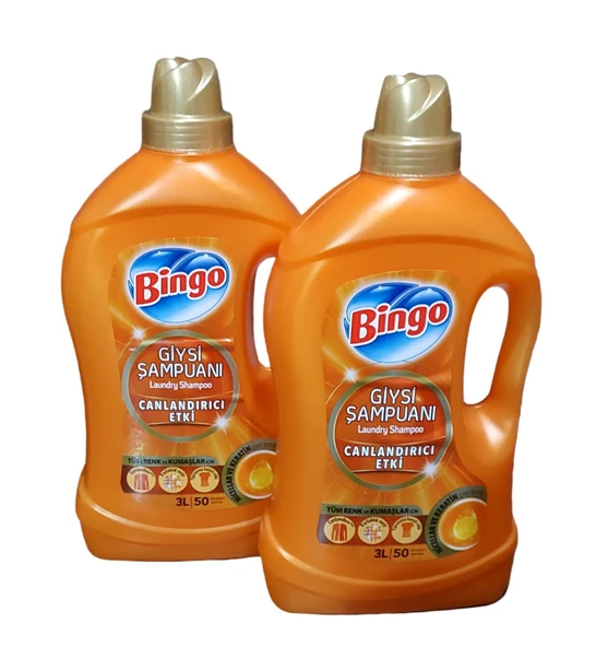 Bingo Giysi Şampuanı Canlandırıcı Etki 3 Lt.   2 Adet ürün görseli 1