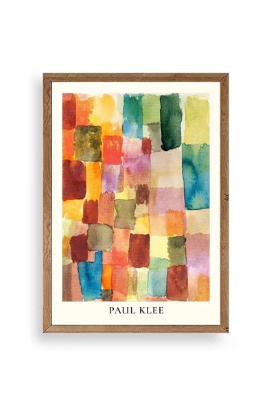 Paul Klee Ahşap Çerçeveli Tablo 23 x 30 ürün görseli 1