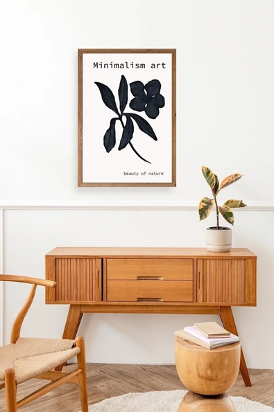 Çiçek Ahşap Çerçeveli Tablo 50 x 70 - Resim 3