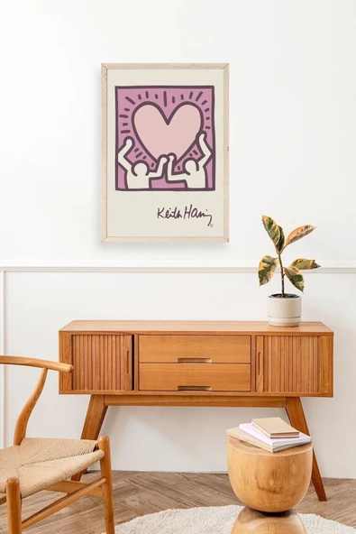 Keith H. Ahşap Çerçeveli Tablo 30 x 42 - Resim 3