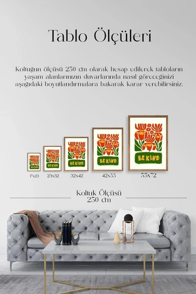 Motto Ahşap Çerçeveli Tablo 23 x 30 - Resim 5