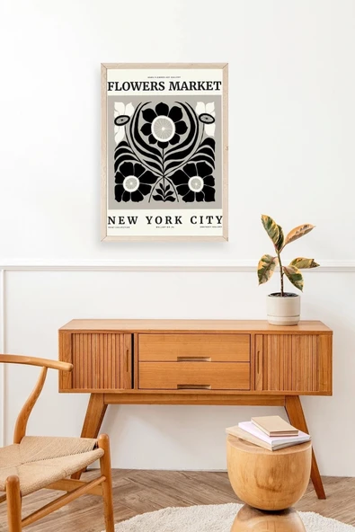 Çiçek Ahşap Çerçeveli Tablo 23 x 30 - Resim 3