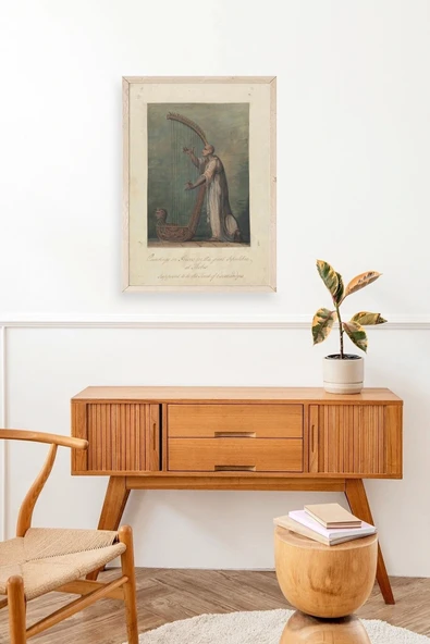 James Bruce Ahşap Çerçeveli Tablo 30 x 42 - Resim 3