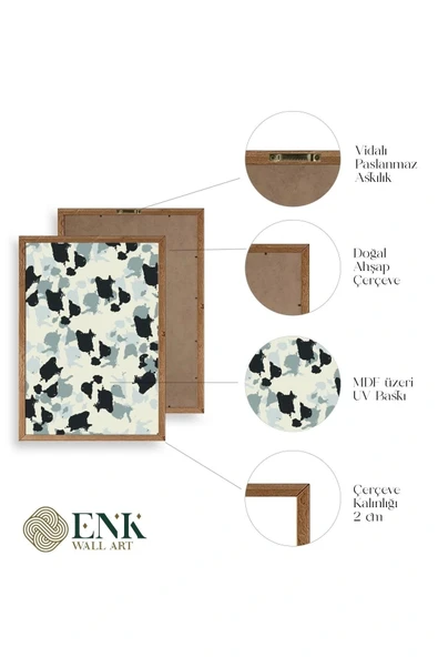 Desen Ahşap Çerçeveli Tablo 23 x 30 - Resim 4