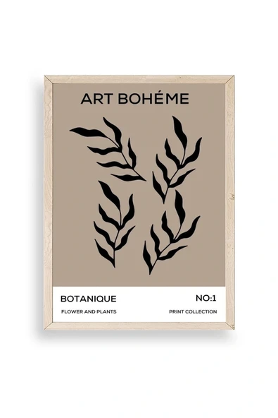 Art Boheme Ahşap Çerçeveli Tablo 23 x 30 ürün görseli 1