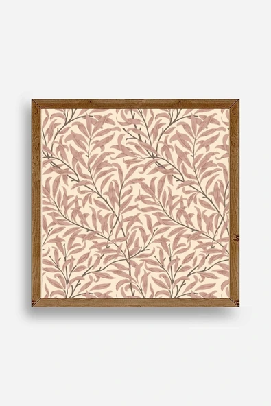 Yaprak Ahşap Çerçeveli Tablo 42 x 42 ürün görseli 1