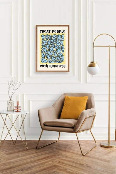 Motto Ahşap Çerçeveli Tablo 50 x 70 - Resim 2