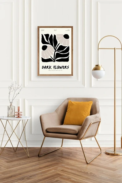 Çiçek Ahşap Çerçeveli Tablo 23 x 30 - Resim 2