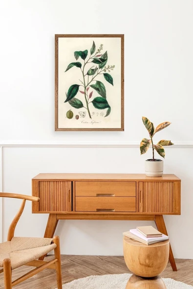 Yaprak Ahşap Çerçeveli Tablo 23 x 30 - Resim 3