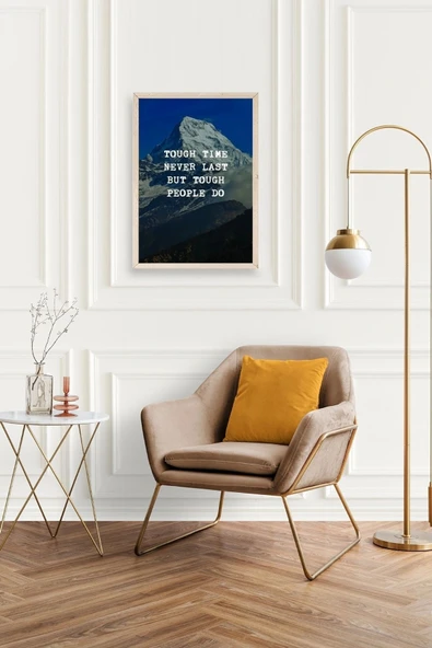 Motto Ahşap Çerçeveli Tablo 23 x 30 - Resim 2
