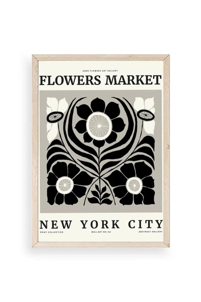 Çiçek Ahşap Çerçeveli Tablo 23 x 30 ürün görseli 1