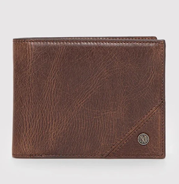 Mavi Mühür Logo Hakiki Deri Cüzdan ürün görseli 1