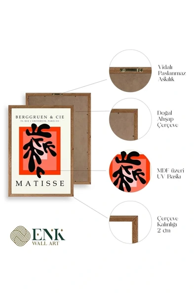 Fransız Ahşap Çerçeveli Tablo 50 x 70 - Resim 4