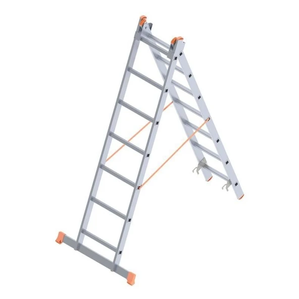 Saraylı 2X7 A Tipi Sürgülü Merdiven 3,86 Metre - Resim 7