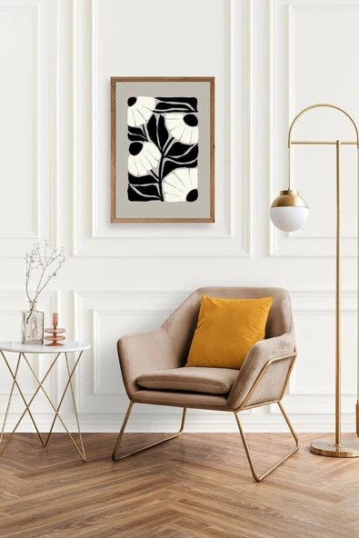 Çiçek Ahşap Çerçeveli Tablo 23 x 30 - Resim 2