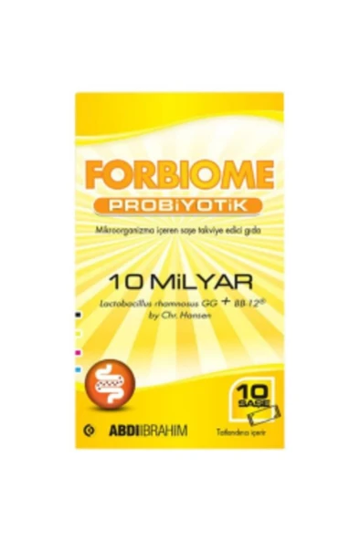 Forbiome Probiyotik 10 Saşe (SKT:04/2026) ürün görseli 1