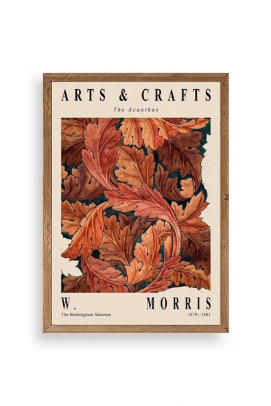 Morris Ahşap Çerçeveli Tablo 50 x 70 ürün görseli 1