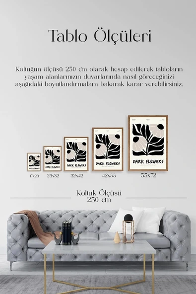 Çiçek Ahşap Çerçeveli Tablo 23 x 30 - Resim 5