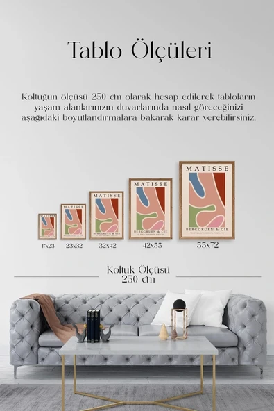 Modern Ahşap Çerçeveli Tablo 50 x 70 - Resim 5