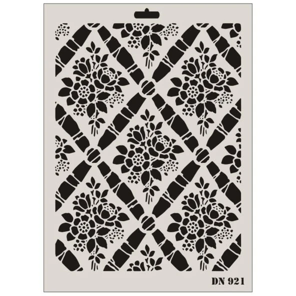 Rich Dantel Seri DN-921 Stencil 35x25 cm - Resim 3
