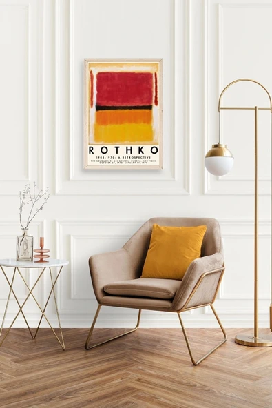 Rothko Ahşap Çerçeveli Tablo 23 x 30 - Resim 2