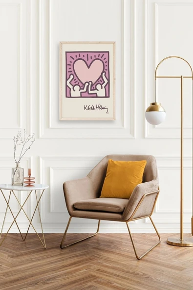 Keith H. Ahşap Çerçeveli Tablo 30 x 42 - Resim 2