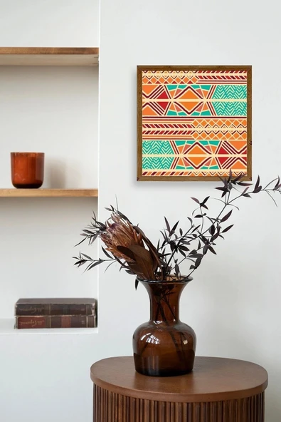 Motif Ahşap Çerçeveli Tablo 50 x 50 - Resim 3