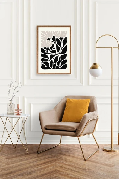 Çiçek Ahşap Çerçeveli Tablo 50 x 70 - Resim 2