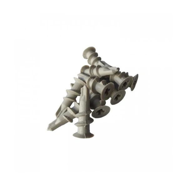 Plastik Dubel Turbolet Uzun  ( 100 Adet ) - Resim 2