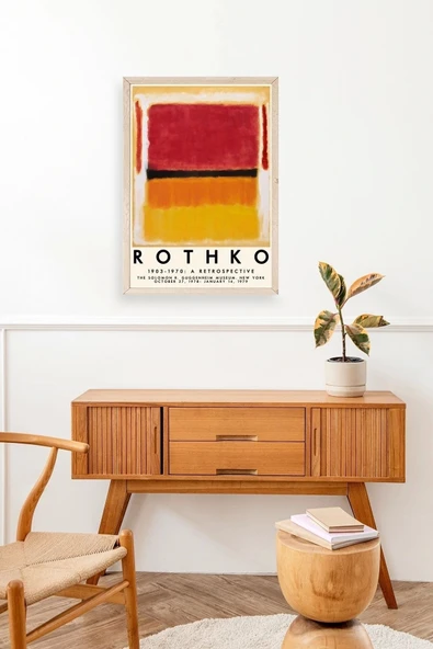 Rothko Ahşap Çerçeveli Tablo 23 x 30 - Resim 3
