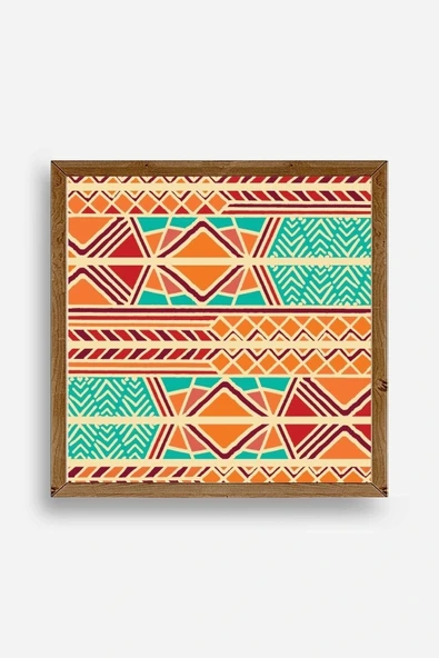 Motif Ahşap Çerçeveli Tablo 50 x 50 ürün görseli 1