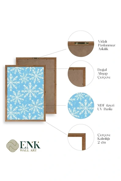 Kartopu Ahşap Çerçeveli Tablo 50 x 70 - Resim 4